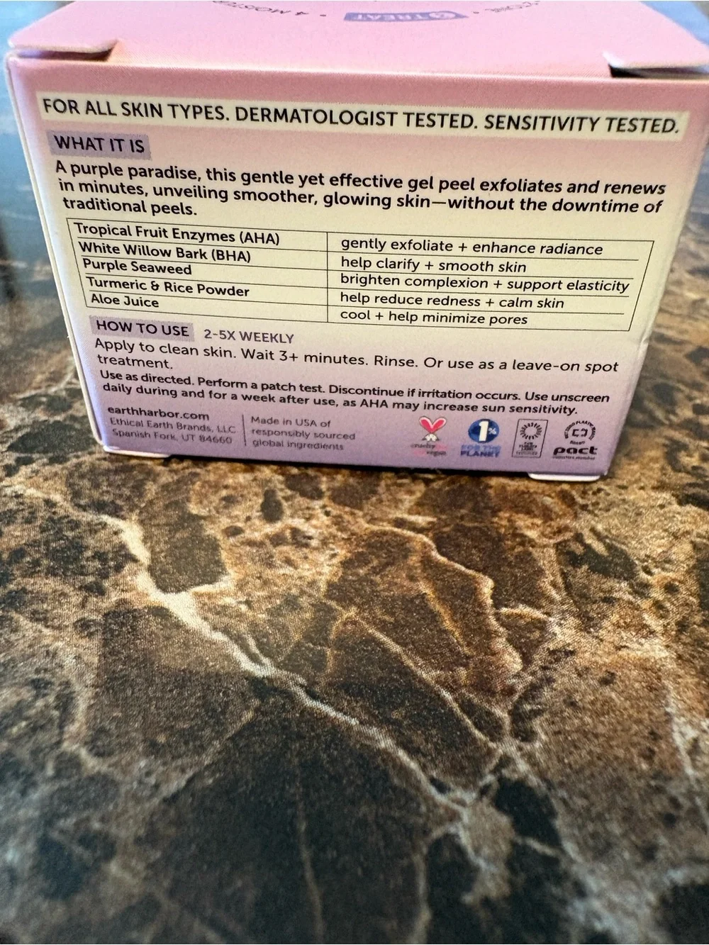 Earth Harbor - Glow Juice 10-Acid Refining Peel - 15ml New